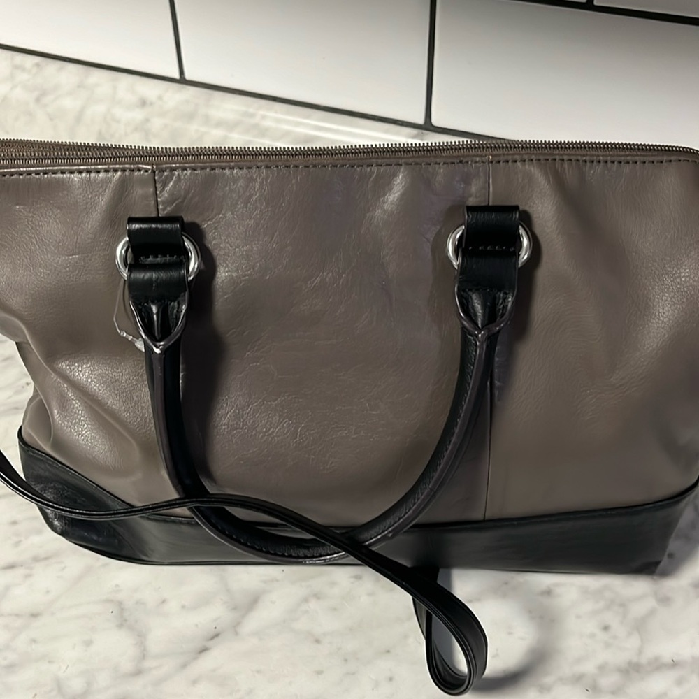 Grey and Black Purse